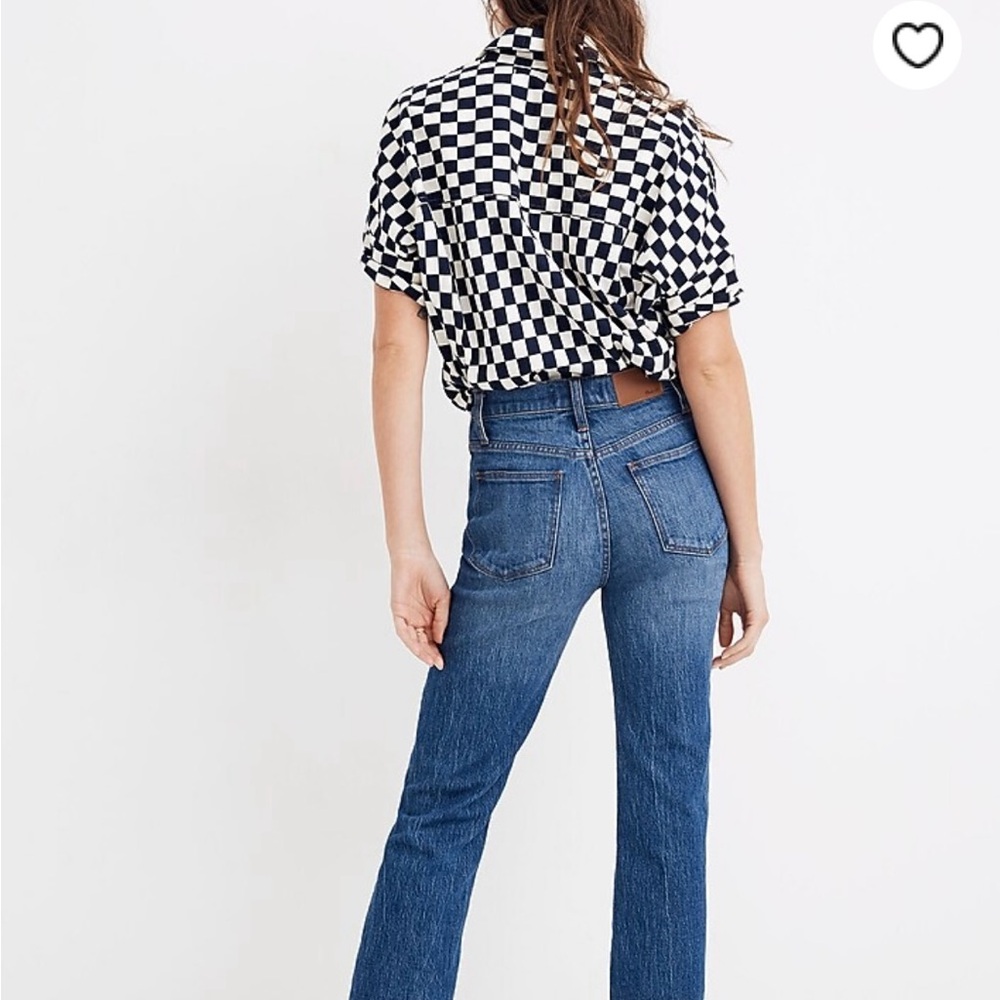 Madewell High Rise Classic Straight Jeans - Picture 3 of 7